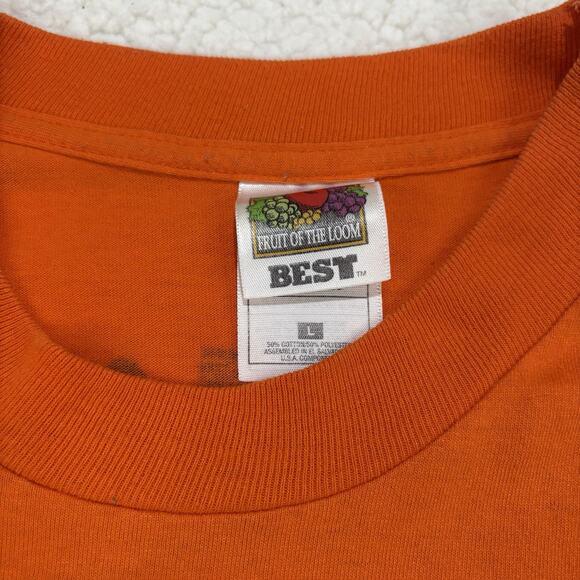 Alabama Race Week 2008 Faster Than You Racing T-Shirt Mens Large Vintage Orange - Picture 3 of 8